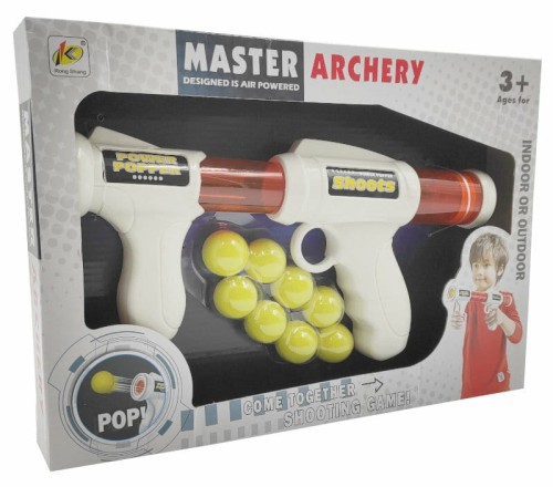 Przejdź do produktu Pistolet bialy z piłeczkami 1004546