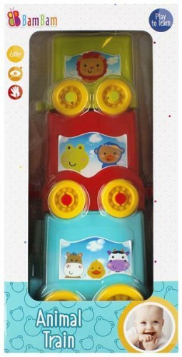 Przejdź do produktu BAM BAM KOLEJKA EDUK ZWIERZACZKI 15X30X10 WB 12