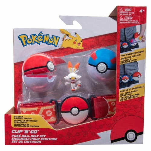 Przejdź do produktu JAS POKEMON Clip N Go Pas Scorbunny W12