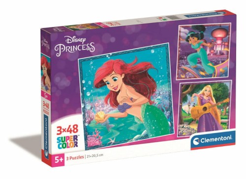 Przejdź do produktu Clementoni Puzzle 3x48el SuperColor square Disney