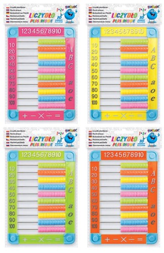 Przejdź do produktu Liczydło plastikowe 10- rzędowe, Fun & Joy