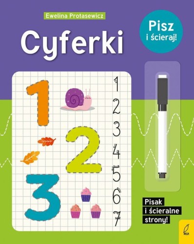 Przejdź do produktu Książeczka Pisz i ścieraj! Cyferki