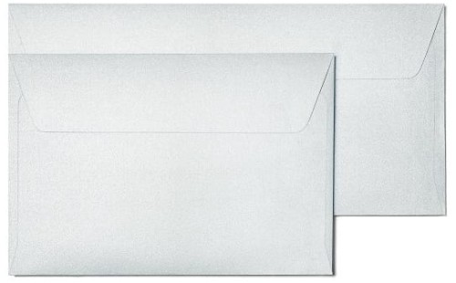 Przejdź do produktu Koperta C6 Pearl srebrny P. 120g/m2, op/10szt., Galeria Papieru