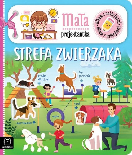 Przejdź do produktu Album z naklejkami. Mała projektantka. Strefa zwierzaka