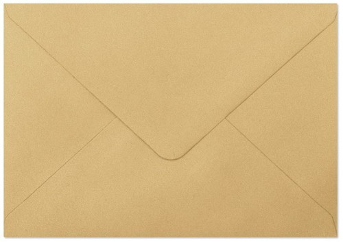 Przejdź do produktu Koperta B6 Pearl złoty K., 150g/m2, op. 10szt., Galeria Papieru