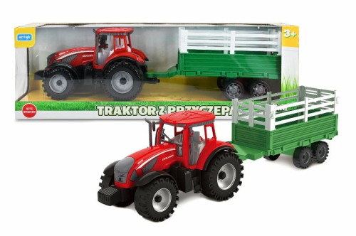 Przejdź do produktu MINI FARMA TRAKTOR Z PRZYCZEPĄ