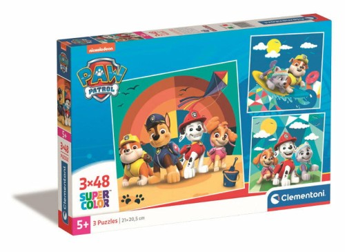 Przejdź do produktu Clementoni Puzzle 3x48 PAW PATROL Psi Patrol 25291