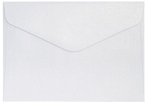 Przejdź do produktu Koperta C6 Pearl diamentowa biel K., 150g/m2, op. 10szt., Galeria Papieru