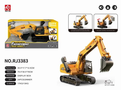 Przejdź do produktu Auto Koparka Ładowarka światło / dźwięk RJ3382