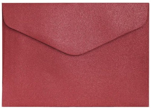 Przejdź do produktu Koperta C6 Pearl czerwony K. 150 g/m2, op. 10szt., Galeria Papieru