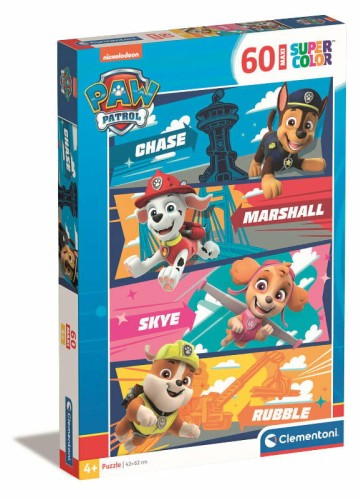 Przejdź do produktu Clementoni Puzzle 60el Maxi PAW PATROL Psi Patrol