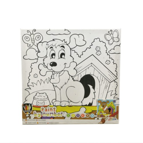 Przejdź do produktu Malowanie po numerach Delfiny 30x30cm + 6 farb, 2