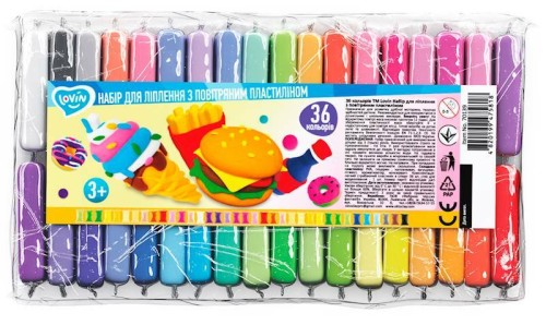 Przejdź do produktu Zestaw lekkiej ciastoliny 36 kolorów 70139