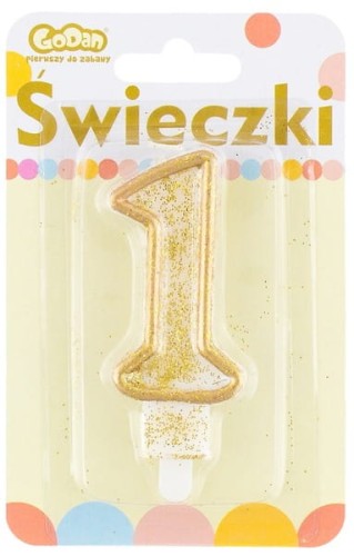 Przejdź do produktu Świeczka cyferka ""1"
