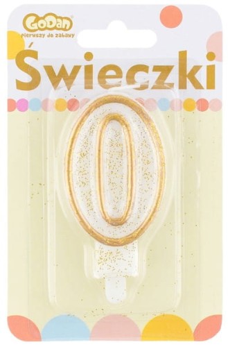 Przejdź do produktu Świeczka cyferka ""0"