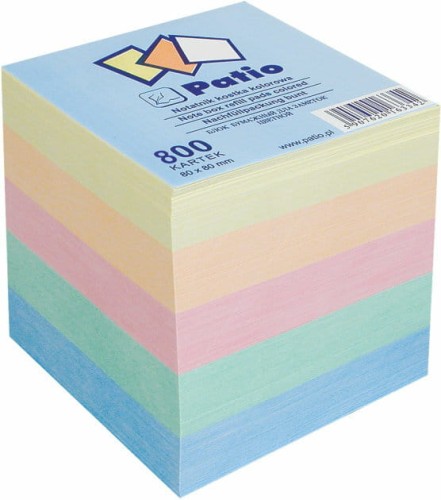 Przejdź do produktu Bloczek kostka kol.80x80 nie klejone, Patio