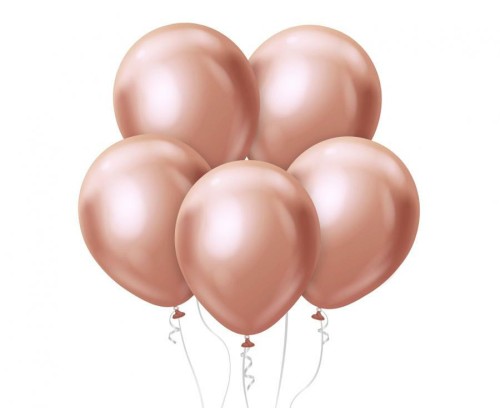 Przejdź do produktu Balony Beauty&Charm, platynowe różowo-złote 12""/ 5