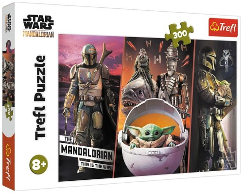 Przejdź do produktu Puzzle 300el Tajemniczy Baby Yoda. Star Wars The M