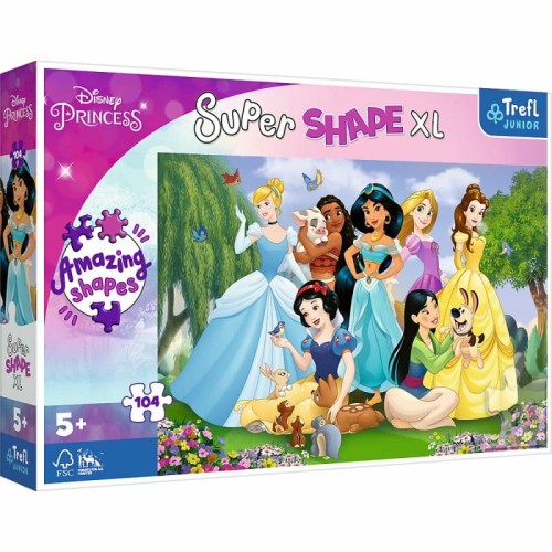 Przejdź do produktu Puzzle 104el XL Księżniczki w ogrodzie. Princess 5
