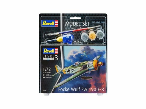 Przejdź do produktu Samolot do sklejania 1:72 63898 FOCKE WULF FW190 F