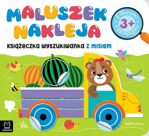Przejdź do produktu Maluszek nakleja. Książęczka wyszukiwanka z misiem