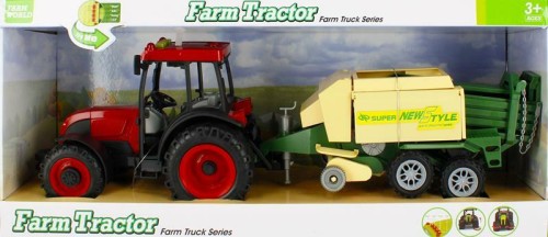 Przejdź do produktu Traktor z maszyną rolniczą z oświetleniem na bater