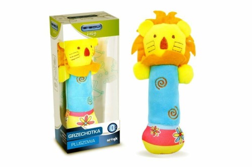 Przejdź do produktu Grzechotka pluszowa Lew E-Edu baby 128578 Artyk