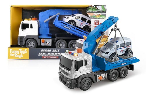 Przejdź do produktu AUTO MIEJSKIE TOYS FOR BOYS LAWETA 6901