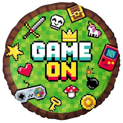 Przejdź do produktu Balon foliowy MineCraft Game Over 36cm