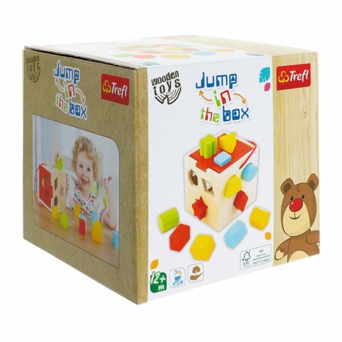Przejdź do produktu Zabawka drewniana Jump in the box