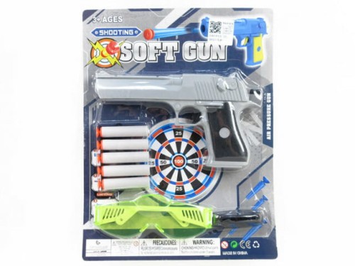 Przejdź do produktu Pistolet na pociski z pianki i okulary BBRO4388
