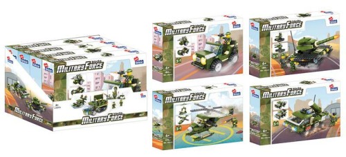 Przejdź do produktu KLOCKI KONSTR ALLEBLOX MILIT 170-188EL A 4 X 72