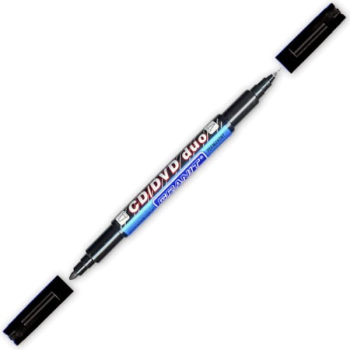 Przejdź do produktu Marker do płyt CD 2-str. czar. M830 Duo, Granit