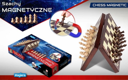 Przejdź do produktu Szachy magnetyczne MAGIERA