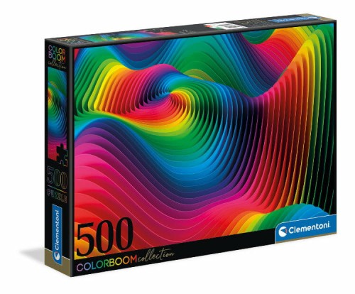 Przejdź do produktu Clementoni Puzzle 500el color boom Waves. Fale 350