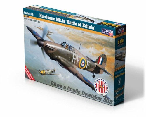 Przejdź do produktu Model samolotu do sklejania Hurricane Mk.Ia ""Battl