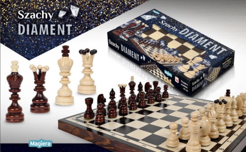 Przejdź do produktu Szachy Diament 44cm MAGIERA