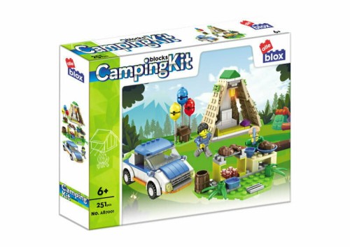 Przejdź do produktu Klocki konstrukcyjne Alleblox Kamping 251el AB7001