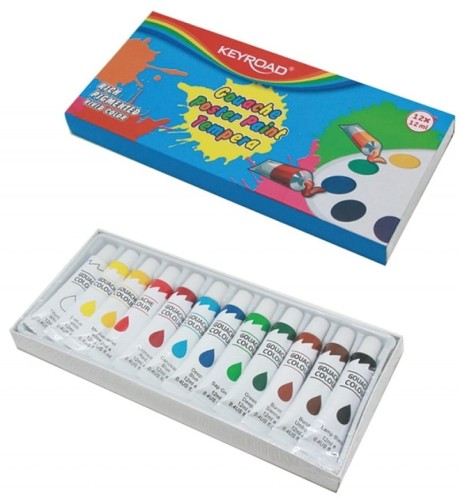 Przejdź do produktu Farby tempera 12kol x 12ml KEYROAD