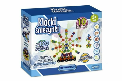 Przejdź do produktu Klocki śnieżynki E-Edu 120el 128684 Artyk