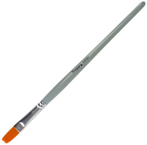 Przejdź do produktu Pędzel hobby syntetyczny płaski nr 2, Happy Color