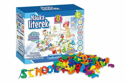 Przejdź do produktu Zestaw kreatywny Klocki Nauka literek E-Edu 120el