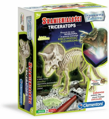 Przejdź do produktu Clementoni Skamieniałości Triceratops 60892  p6