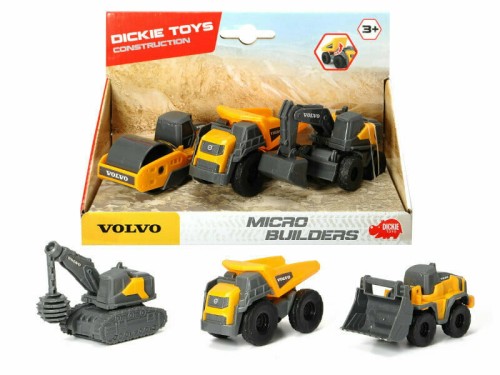 Przejdź do produktu Pojazdy budowlane Volvo 3-pak CONSTRUCTION DICKIE