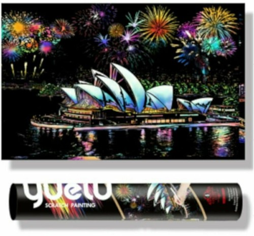 Przejdź do produktu Zdrapywanka tuba Sydney wydrapywanka 75x52 cm 1006