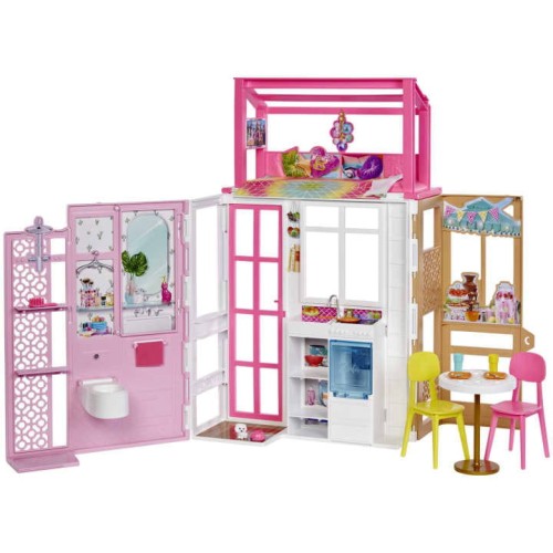 Przejdź do produktu Barbie Kompaktowy domek dla lalek HCD47 MATTEL