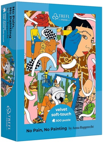 Przejdź do produktu Puzzle 500el Velvet Soft Touch No Pain, No Paintin