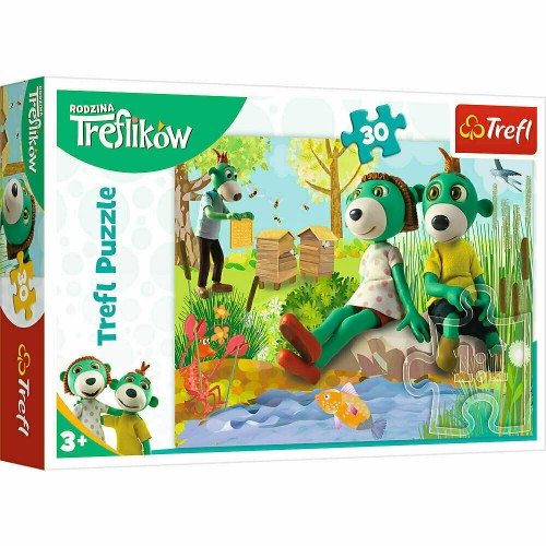 Przejdź do produktu Puzzle 30el Trefliki. Trefliki nad stawem 18265 Tr