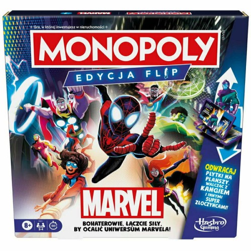 Przejdź do produktu PROMO Monopoly Flip Marvel F9931 HASBRO