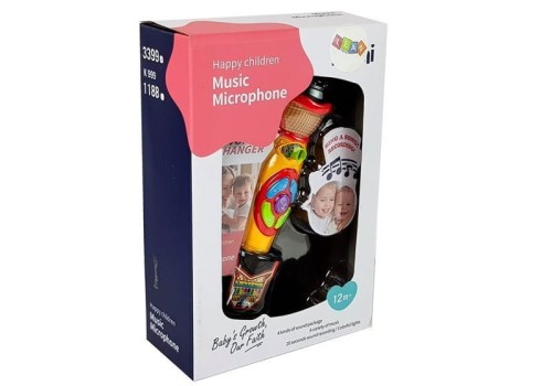 Przejdź do produktu Mikrofon nagrywający żółto-czarny 7570 Lean Toys